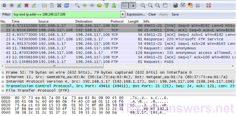 wireshark packet capture ip address